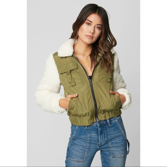 BLANK NYC Bomber Style Sherpa Jacket - Picture 2 of 10